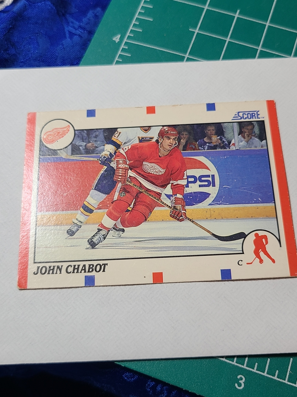 Vintage Detroit Red Wings Hockey Card - JOHN CHABOT